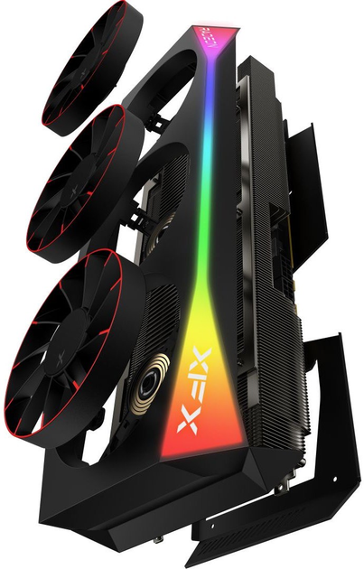 Karta graficzna XFX PCI-Ex Radeon RX 9070 XT Mercury Magnetic Air Edition Black OC 16GB GDDR6 (256bit) (3100/20000) (1 x HDMI, 3 x DisplayPort) (840191502590) - obraz 4