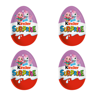 Набор Шоколадное Яйцо 4шт Kinder Surprise Unicorns 20g – купить в