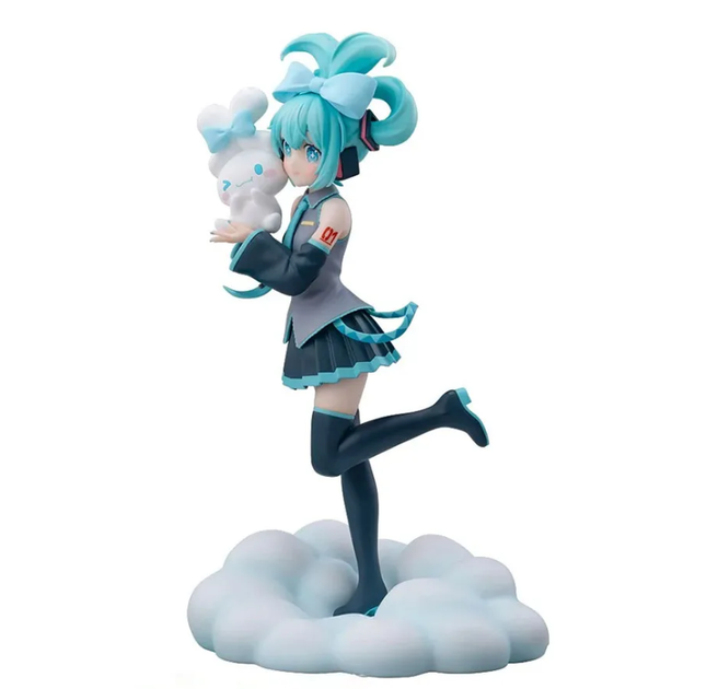 Аниме фигурка Хацуне Мику | Hatsune Miku x Cinnamoroll | с кроликом | коллекционная статуэтка 21 см (GS906) - изображение 4