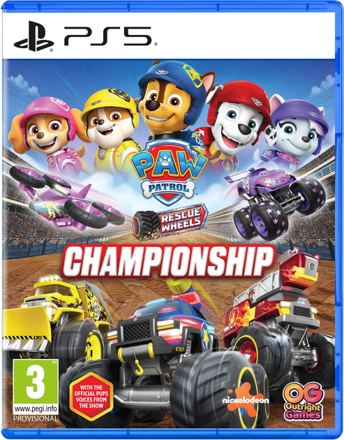 Гра PS5 Psi Patrol Rescue Wheels: Championship (Blu-ray диск) (5061005356283) - зображення 1
