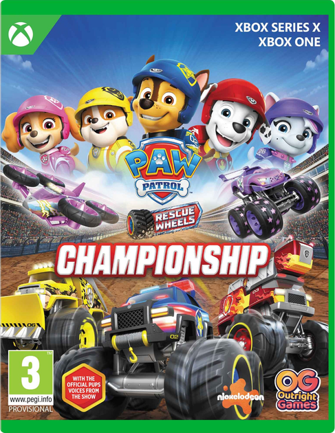 Gra XOne/XSX Psi Patrol Rescue Wheels: Championship (Blu-ray płyta) (5061005356375) - obraz 1