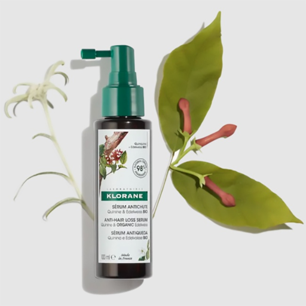 Serum do włosów Klorane Quinine & Edelweiss od wypadania 100 ml (3282770397635) - obraz 2
