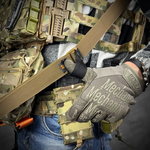 Ремень RAGNAROK TYR carbine оружейный одно/двухточечный с дополнительным креплением. Койот - изображение 6
