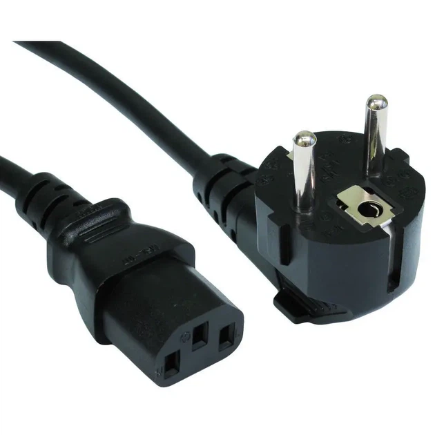Кабель живлення ПК ATCOM CEE 7/7 - IEC C13 євровилка, довжина 1,2 м 16988 - изображение 2