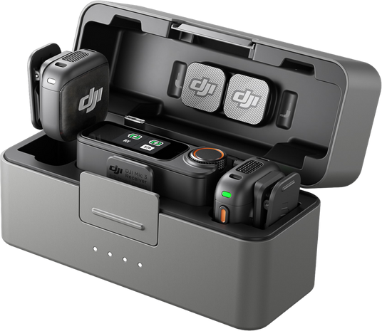 A*r様 DJI Mic Mini 3個 Мікрофонна радіосистема DJI MIC 3 (2 TX + 1 RX + Charging Case