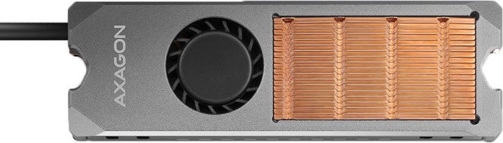 Chłodzenie Axagon dla dysku M.2 NVMe 2280 / SATA (CLR-M2FAN) - obraz 2