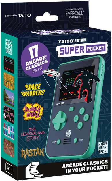 Портативна кишенькова консоль Evercade HyperMegaTech! Super Pocket Taito Edition (5060990240201) - зображення 5