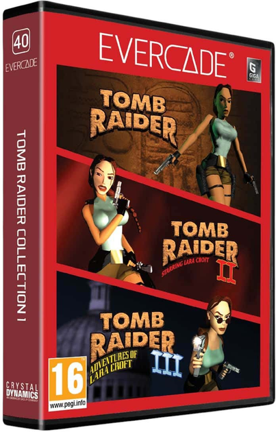 Gra Blaze Evercade Tomb Raider Giga Cart  Collection 1 (Kartridż) (5060990240515) - obraz 1