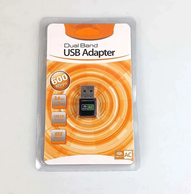 Двухдиапазонный WiFi Мини-USB адаптер, 2.4 ГГц / 5 ГГц - Фото 7 Двухдиапазонный WiFi Мини-USB адаптер, 2.4 ГГц / 5 ГГц - изображение 7