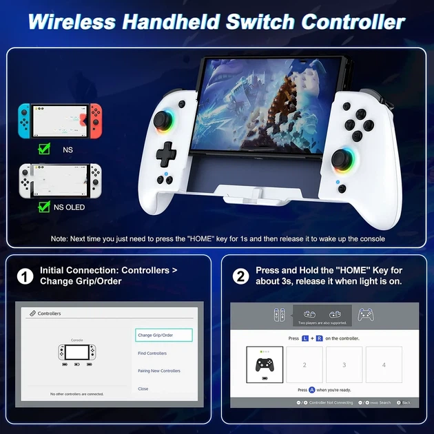 Беспроводной джойстик Wireless Gamepad JC200 B01 для Nintendo
