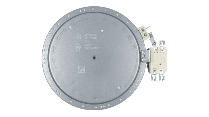 Электроконфорка Eika 1652032842 для стеклокерамики Ariston C00139035 1200 Вт D165/140 мм - изображение 2