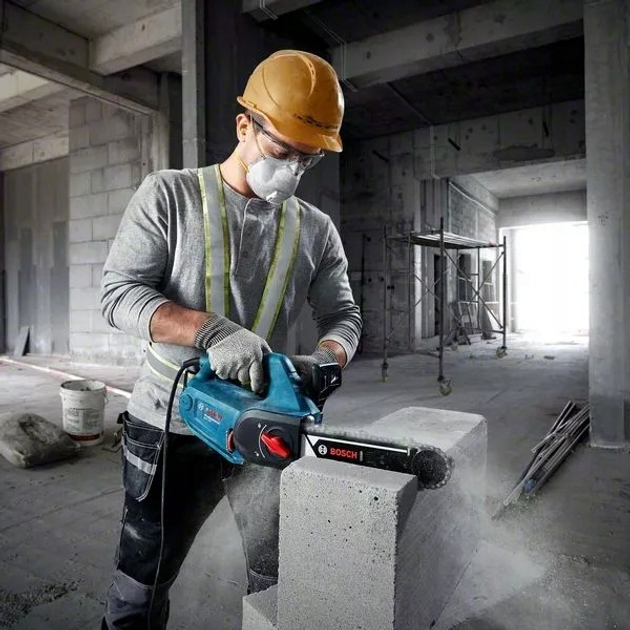 Elektryczna pilarka łańcuchowa do cięcia betonu komórkowego Bosch Professional GAC 250 (06012B6020) - obraz 5