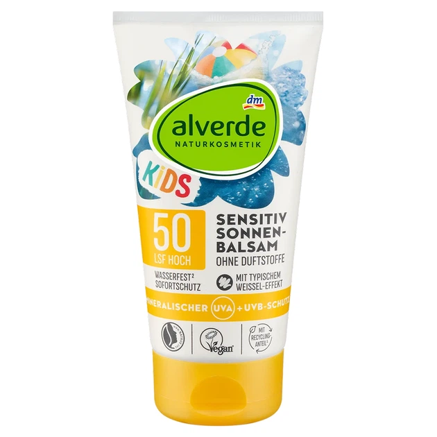 Соцзащитное молочко для тела Alverde NATURKOSMETIK Sonnenmilch Sensitiv SPF 30 с календулой и жожоба 200 мл - изображение 2