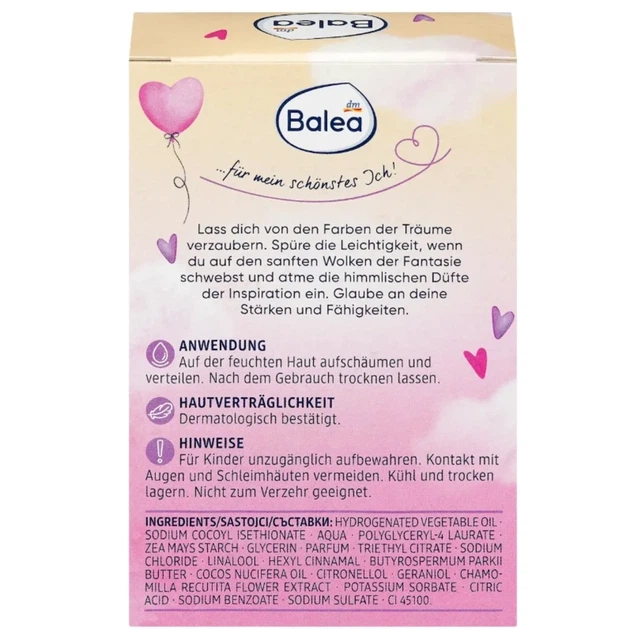 Твердое мыло для душа Balea Big Dreams, 100 г - Фото 2 Твердое мыло для душа Balea Big Dreams, 100 г - изображение 2