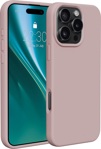 Панель Etteri Silicone Case  для Apple iPhone 16 Pro Max Light Pink (5900495032652) - зображення 1