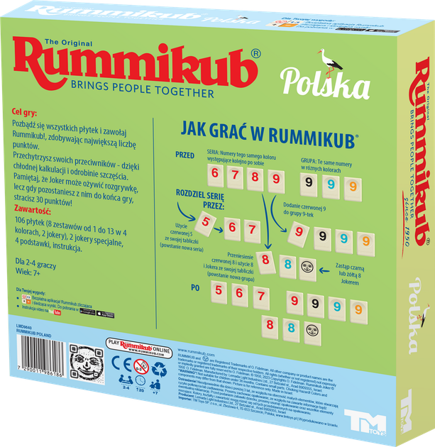 Настільна гра TM Toys Rummikub Classic Польща (польське видання) (5908273000190) - зображення 2