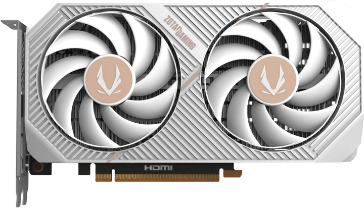 Karta graficzna Zotac PCI-Ex GeForce RTX 5050 GAMING Twin Edge OC White 8GB GDDR6 (128bit) (2602/20000) (HDMI, 3 x DisplayPort) (ZT-B50500Q-10M) - obraz 1