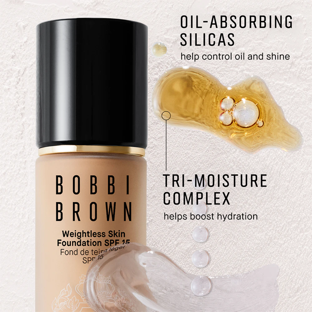 Podkład do twarzy Bobbi Brown Weightless Skin Foundation SPF 15 Natural 30 ml (716170285306) - obraz 7