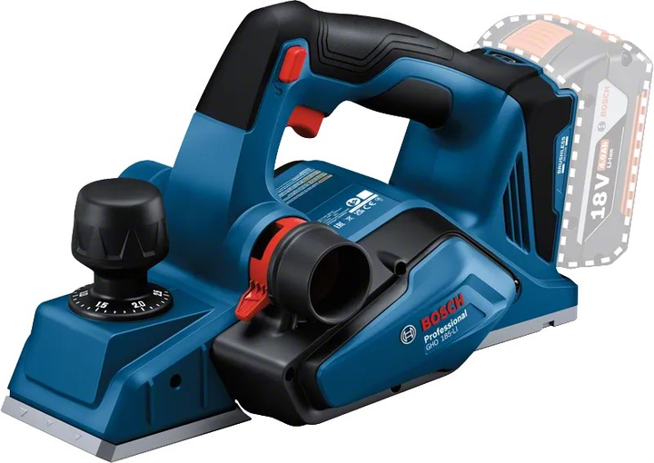Strugi akumulatorowe Bosch Professional GHO 185-LI (06015B5021) - obraz 2