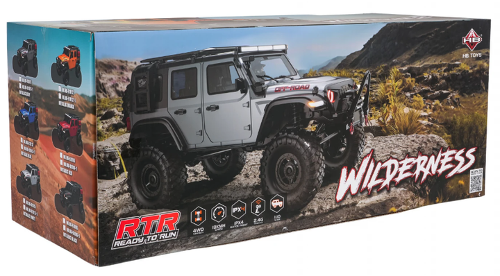 Samochód zdalnie sterowany R/C WILDERNESS RTR 1:10 Czarny (5903864972009) - obraz 9