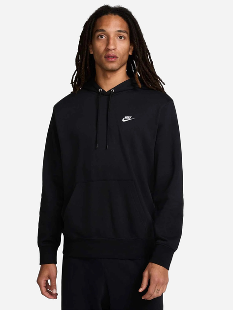 Худі чоловіче Nike M Nk Club Ft Po Hoodie FN3866-010 XL Чорне (197593363626) - зображення 1