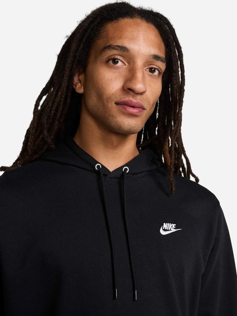 Bluza męska z kapturem Nike M Nk Club Ft Po Hoodie FN3866-010 M Czarna (197593321633) - obraz 4