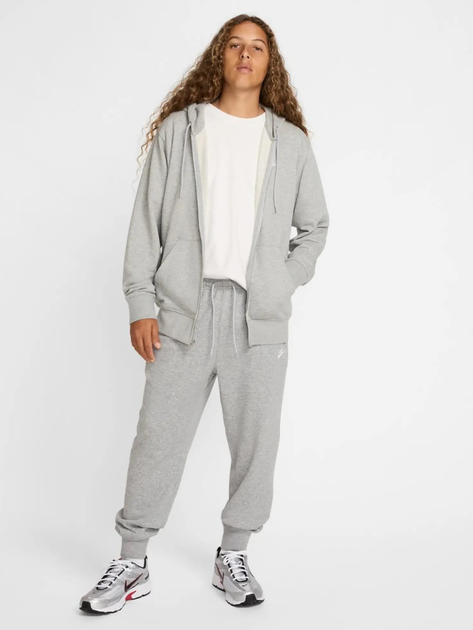 Толстовка на блискавці чоловіча Nike M Nk Club Ft Fz Hoodie FN3884-063 L Сіра (197593321008) - зображення 3