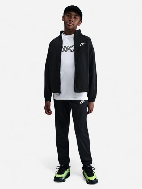 Dres dziecięcy dla dziewczynki (bluza + spodnie) Nike K Nsw Df Tracksuit Pk Fz HQ9315-010 122-128 cm (XS) Czarny (198481303830) - obraz 1