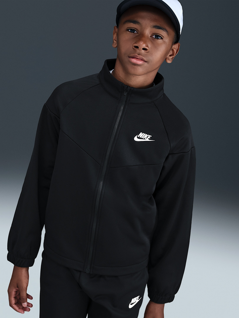 Dres dziecięcy dla dziewczynki (bluza + spodnie) Nike K Nsw Df Tracksuit Pk Fz HQ9315-010 122-128 cm (XS) Czarny (198481303830) - obraz 4