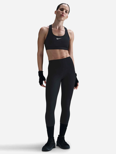 Legginsy sportowe damskie Nike W Nk Df One Hr Tight Wt IB9382-010 L Czarne (197863407760) - obraz 3