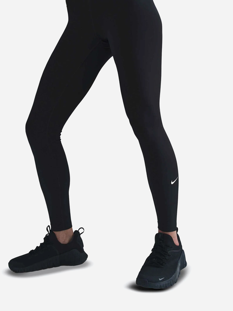 Legginsy sportowe damskie Nike W Nk Df One Hr Tight Wt IB9382-010 L Czarne (197863407760) - obraz 5