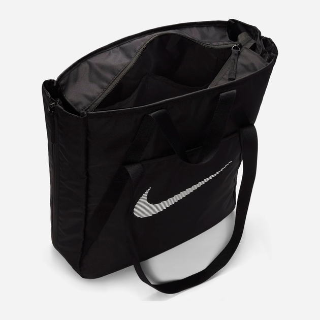 Torba shopper damska Nike Nk Gym Tote DR7217-010 Czarna (196154136440) - obraz 6