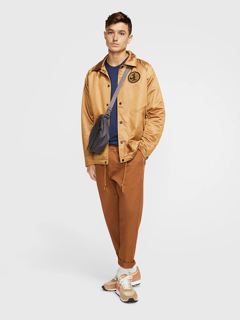 Футболка бавовняна довга чоловіча Nike M Nsw Club Tee AR4997-410 XL Темно-синя (193150904738) - зображення 3