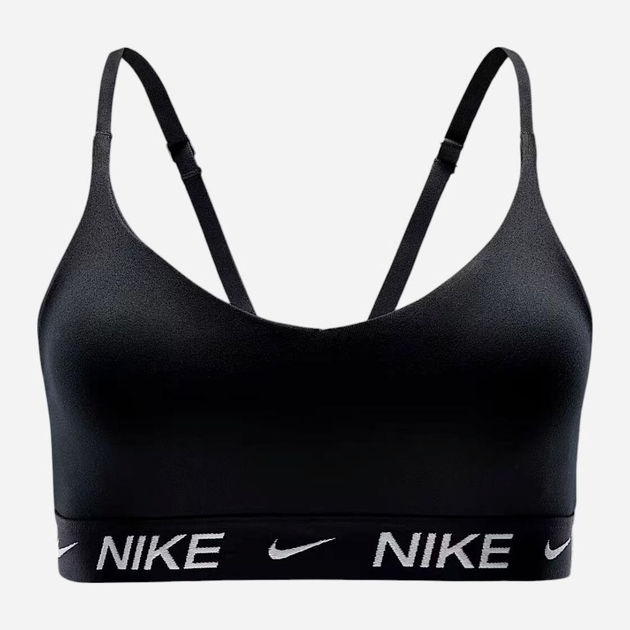 Спортивний топ для фітнесу жіночий Nike W Nk Df Indy Lgt Spt Bra FD1062-010 S Чорний (197593106193) - зображення 8
