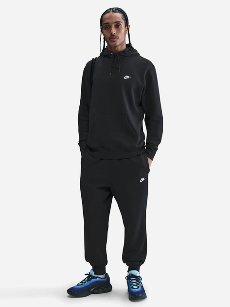 Худі утеплене чоловіче Nike M Nk Club Bb Po Hoodie FN3859-010 L Чорне (197863208695) - зображення 3