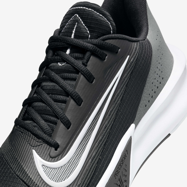 Buty do koszykówki męskie Nike Precision Vii FN4322-005 48.5 (14US) 32 cm Czarne (197600184848) - obraz 7