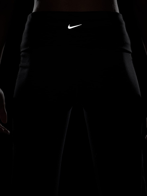 Спортивні штани жіночі Nike W Nk Df One Hr Fldovr Pant FV7848-010 L Чорні (197596801804) - зображення 8