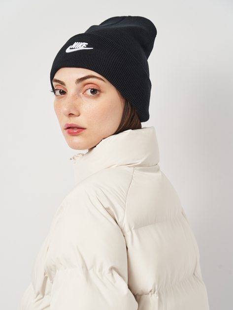 Шапка біні Nike U Nk Peak Beanie Tc Fut F24 L HF0186-010 Чорна (197599677154) - зображення 2