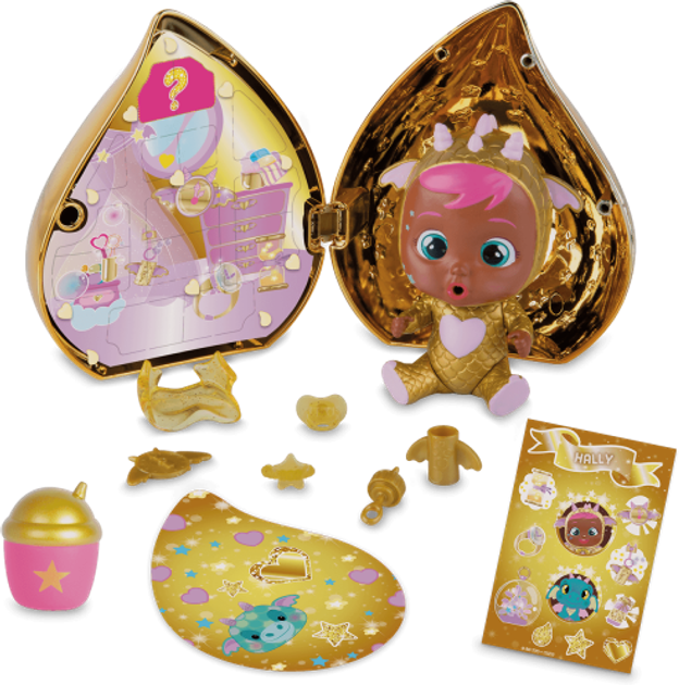 Лялька-сюрприз TM Toys Cry Babies Чарівні сльози Золото (8421134093348) - зображення 5