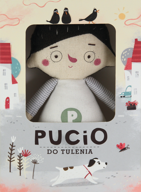 Maskotka Nasza Księgarnia Pucio do tulenia 18 cm (5904915905427) - obraz 3