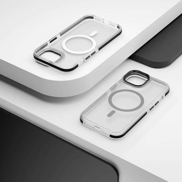Панель Etteri Icy Mag для Apple iPhone 16 Black/Transparent (5907504560335) - зображення 6