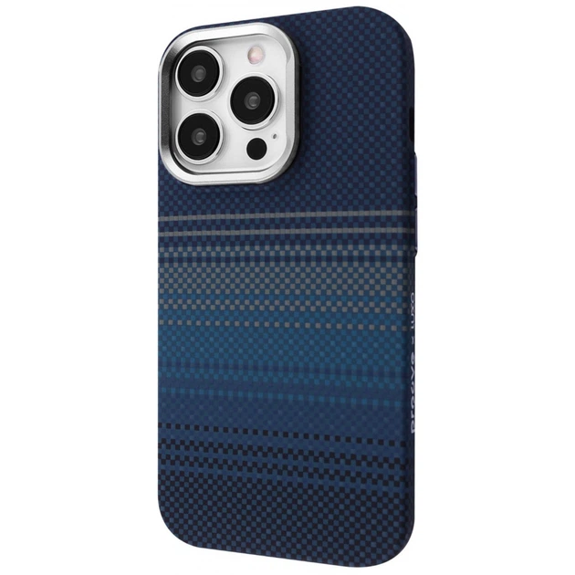 Чохол Proove Gleam Case with Magnetic Ring iPhone 16 Pro blue stripes - зображення 1