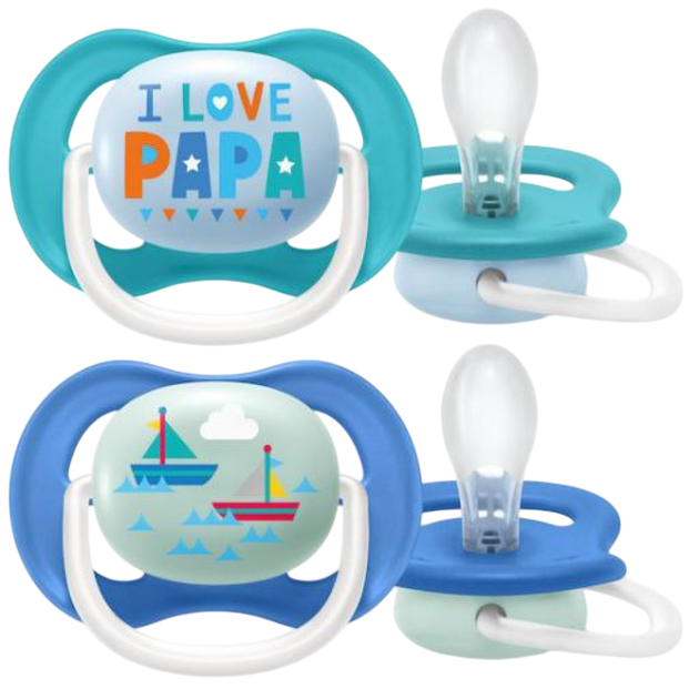 Smoczki Avent Infant Ultra Happy Pacifier 6-18 Months 2 szt (8710103949237) - obraz 2