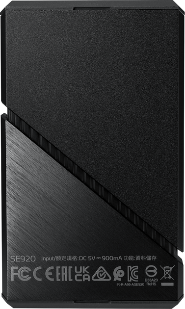 Dysk SSD ADATA SE920 2 TB USB-C 4.0 (SE920-2TCBK) External - obraz 8