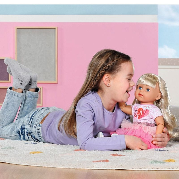 Лялька Baby Born Маленька сестричка блондинка 43 см Гра та стиль 833018 (4001167833018) - зображення 9