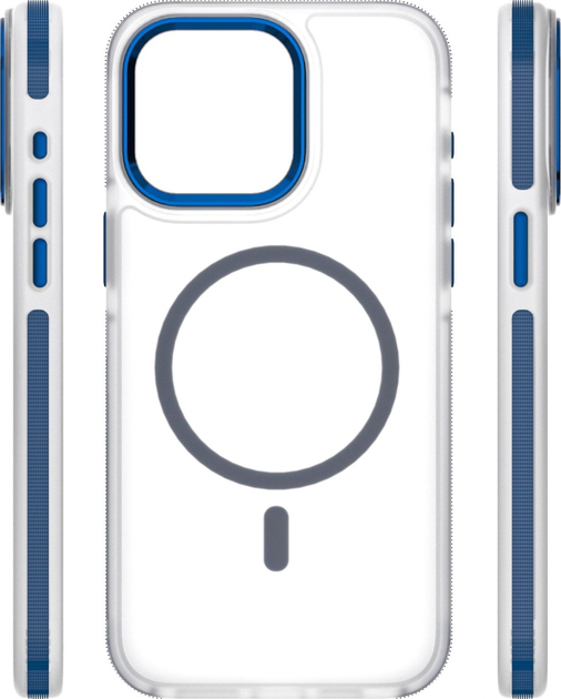 Панель Etteri Icy Mag для Apple iPhone 15 Pro Blue/Transparent (5907504560526) - зображення 4