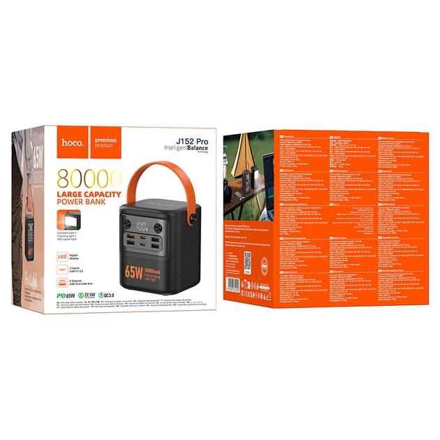 Повербанк портативний акумулятор Power bank Hoco J152 Pro Tough