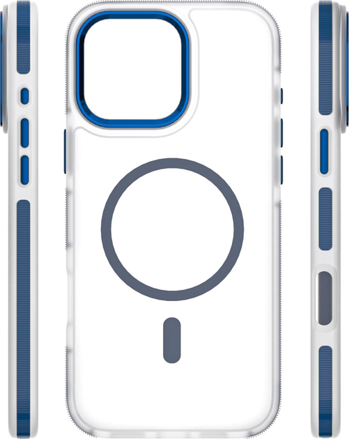 Панель Etteri Icy Mag для Apple iPhone 16 Pro Blue/Transparent (5907504560557) - зображення 4