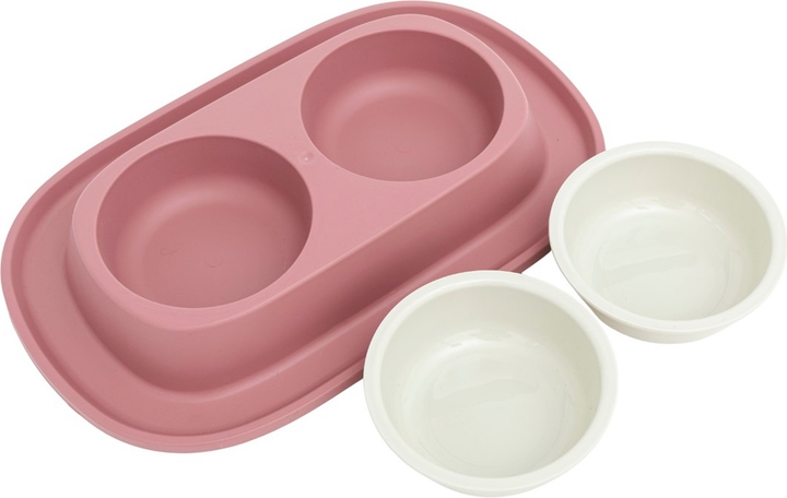 Miska smart Comfy 230+230 ml Różowa 253484 (5905546324182) - obraz 3