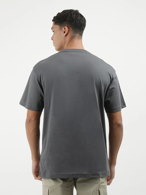 Koszulka męska bawełniana Calvin Klein K10K111346-PCX L Szara (8720109917246) - obraz 2